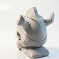 Tượng Chiến Binh Đầu Lâu Viking - Mô Hình In 3D Chi Tiết - Thumbnail 3