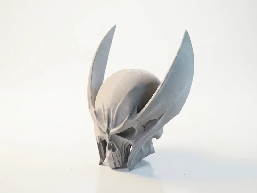 Mô hình điêu khắc hộp sọ Wolverine phong cách giả tưởng (Sẵn sàng in 3D) - Image 1
