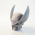 Mô hình điêu khắc hộp sọ Wolverine phong cách giả tưởng (Sẵn sàng in 3D) - Thumbnail 1