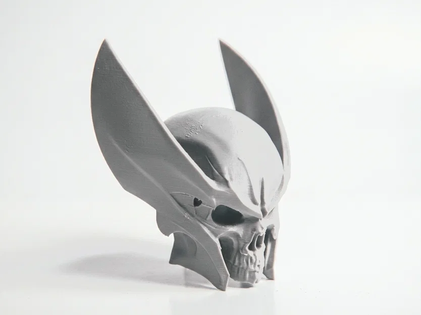 Mô hình điêu khắc hộp sọ Wolverine phong cách giả tưởng (Sẵn sàng in 3D) - Image 2