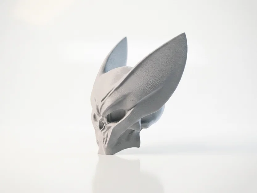 Mô hình điêu khắc hộp sọ Wolverine phong cách giả tưởng (Sẵn sàng in 3D) - Image 4