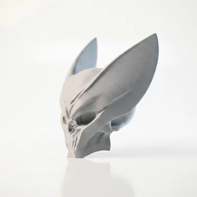 Mô hình điêu khắc hộp sọ Wolverine phong cách giả tưởng (Sẵn sàng in 3D)