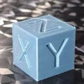 Khối lập phương hiệu chuẩn XYZ-ABC-21mm Cube chuẩn xác cho máy in 3D - Thumbnail 1