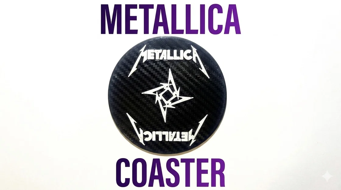 Miếng lót ly Metallica in 3D độc đáo cho fan hâm mộ - Image 1