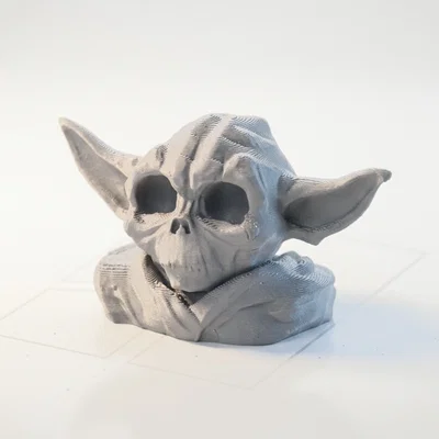 Mô hình đầu lâu Yoda - Star Wars (Sản phẩm in 3D)