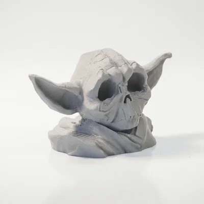 Mô hình đầu lâu Yoda - Star Wars (Sản phẩm in 3D)