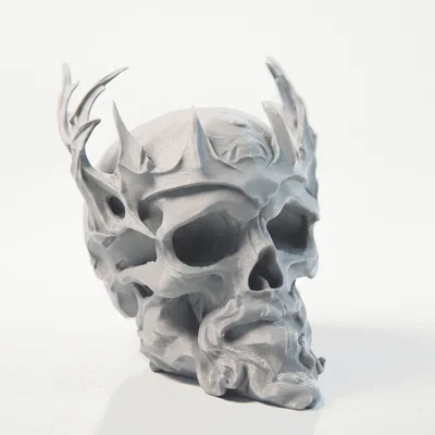 Mô hình điêu khắc đầu lâu thần thoại Zeus - File in 3D