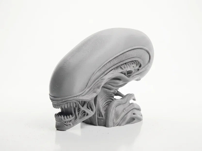 Mô hình điêu khắc 3D Xenomorph Skull đầy kinh dị - Image 1