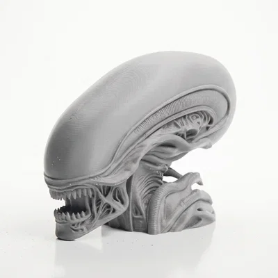 Mô hình điêu khắc 3D Xenomorph Skull đầy kinh dị