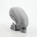 Mô hình điêu khắc 3D Xenomorph Skull đầy kinh dị - Thumbnail 3
