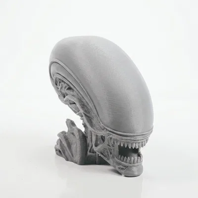 Mô hình điêu khắc 3D Xenomorph Skull đầy kinh dị