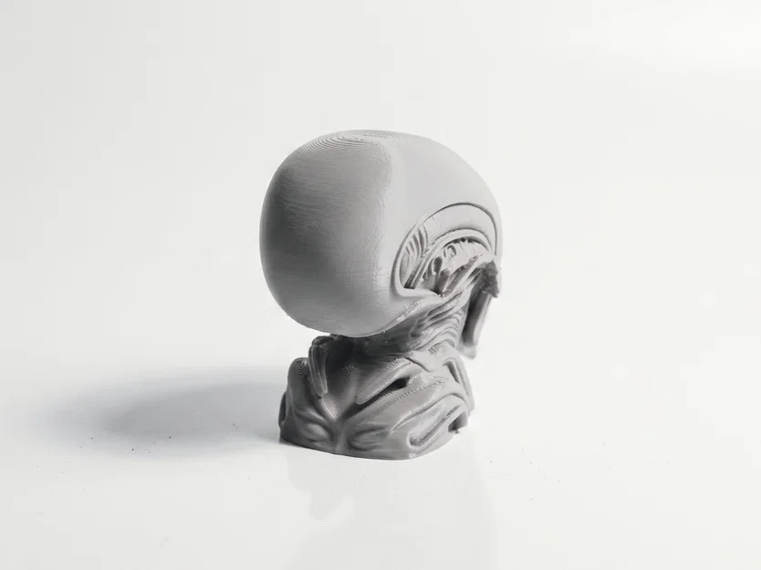Mô hình điêu khắc 3D Xenomorph Skull đầy kinh dị - Image 4
