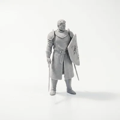 Mô hình 3D Hiệp sĩ chiến binh thời trung cổ để in 3D