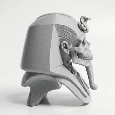 Mô hình điêu khắc đầu lâu Tutankhamun - File in 3D Ai Cập cổ đại