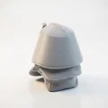 Mô hình điêu khắc đầu lâu Tutankhamun - File in 3D Ai Cập cổ đại - Thumbnail 4