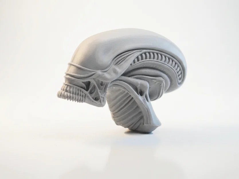 Mô hình điêu khắc đầu lâu Xenomorph Alien in 3D - Image 1