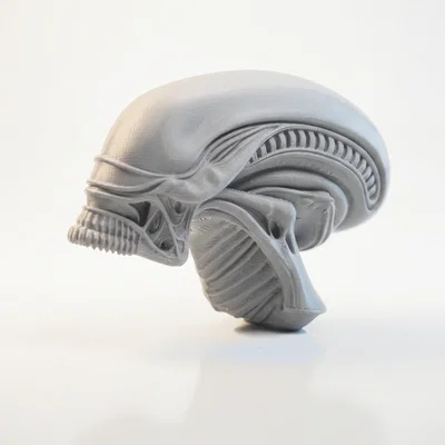 Mô hình điêu khắc đầu lâu Xenomorph Alien in 3D