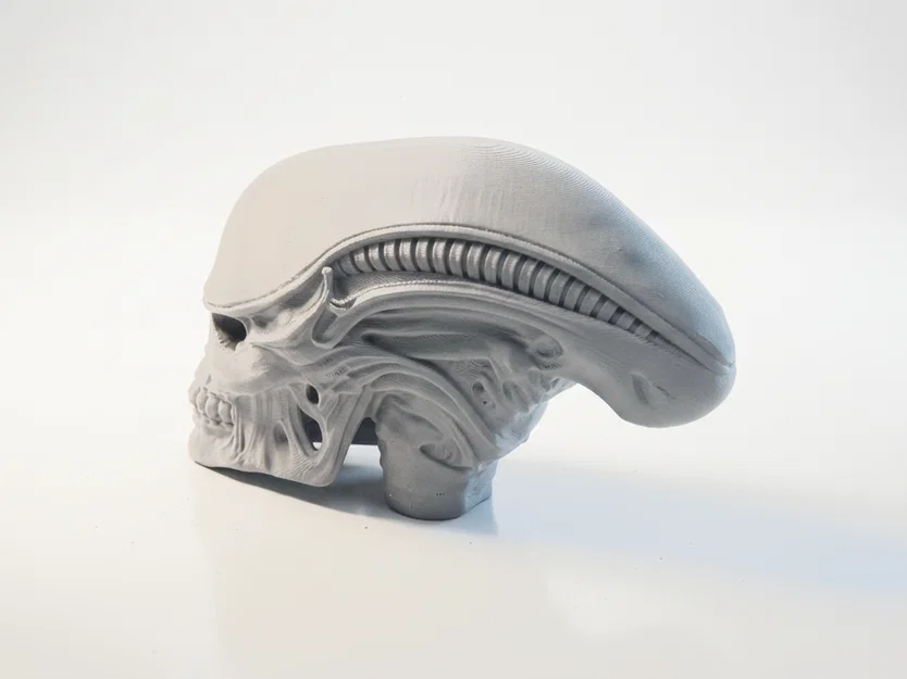 Mô hình điêu khắc hộp sọ Xenomorph in 3D - Image 2