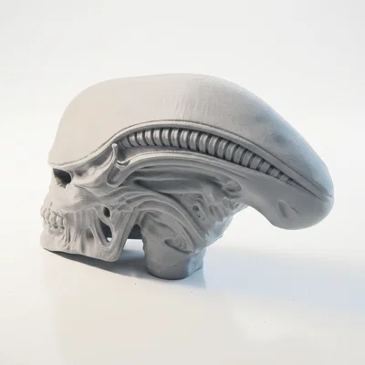 Mô hình điêu khắc hộp sọ Xenomorph in 3D