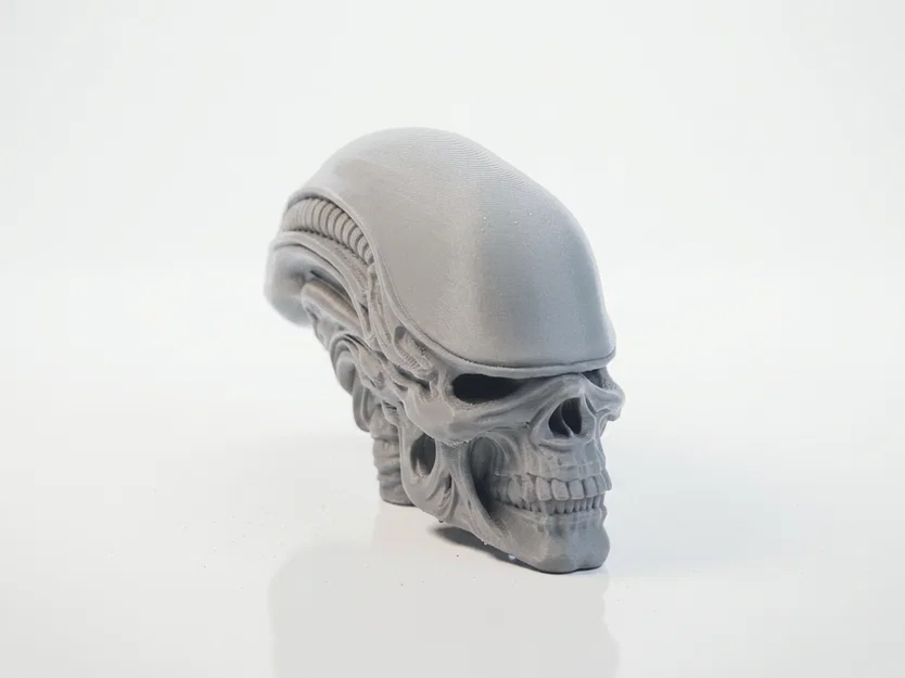 Mô hình điêu khắc hộp sọ Xenomorph in 3D - Image 3