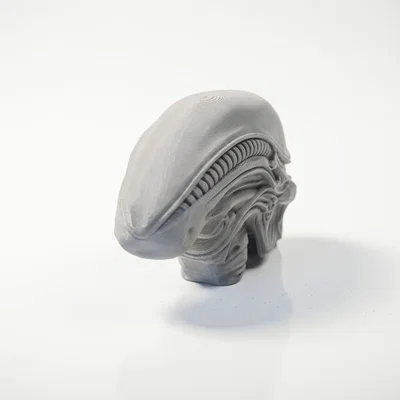 Mô hình điêu khắc hộp sọ Xenomorph in 3D