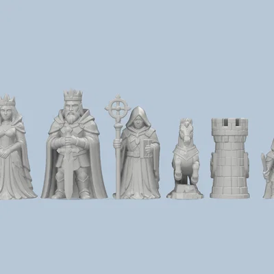 Bộ Cờ Vua Kingdoms of Stone & Magic