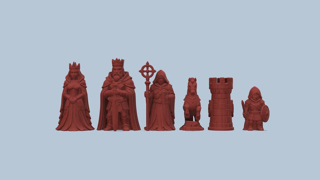 Bộ Cờ Vua Kingdoms of Stone & Magic - Image 2