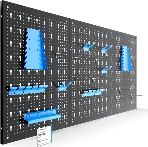 Mô hình 3D Arebos Pegboard - Hỗ trợ thiết kế phụ kiện treo tường - Image 2