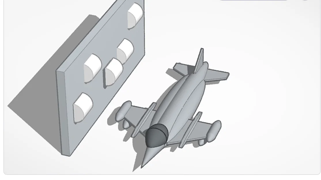 Mô hình máy bay chiến đấu F16 Thổ Nhĩ Kỳ in 3D cực chi tiết - Image 1