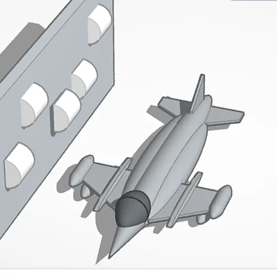 Mô hình máy bay chiến đấu F16 Thổ Nhĩ Kỳ in 3D cực chi tiết