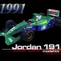 Mô hình xe đua F1 Jordan 191 (Kit) - Thumbnail 1