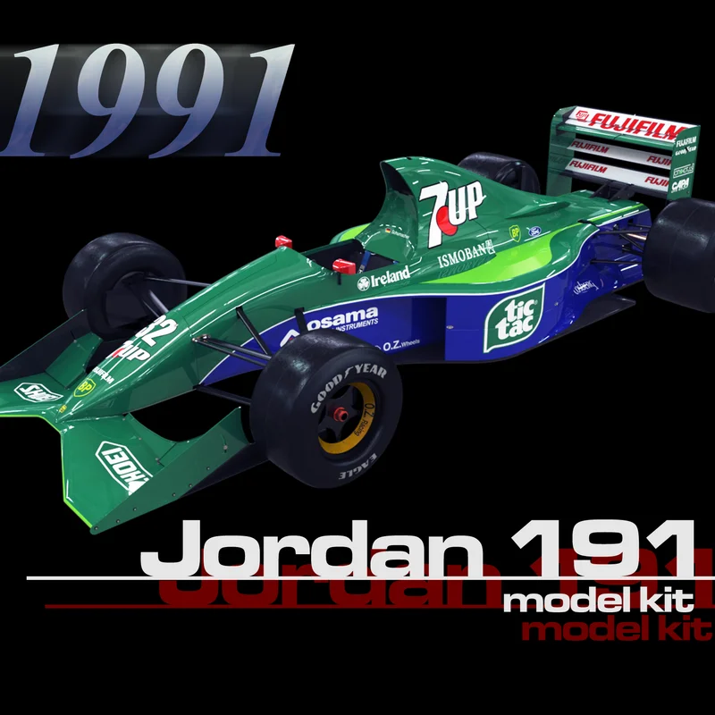 Mô hình xe đua F1 Jordan 191 (Kit)