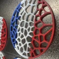 Đế lót ly phong cách Voronoi Tricolore (hỗ trợ AMS) - Thumbnail 1