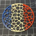 Đế lót ly phong cách Voronoi Tricolore (hỗ trợ AMS) - Thumbnail 2