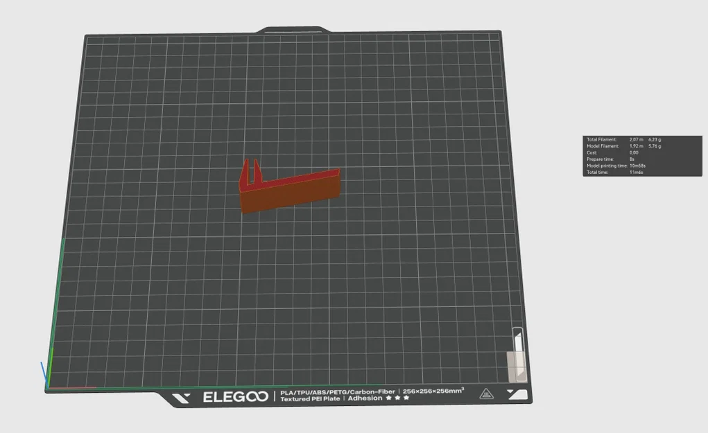 Phụ kiện nâng nắp kính (Glass raiser) cho Elegoo Centauri Carbon - Image 1