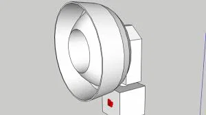 Mô hình còi báo động Fs (Fs Siren) phục vụ trưng bày trang trí - Image 2