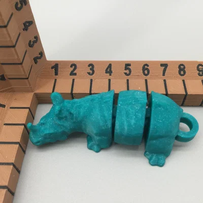 Mô hình Flexi Rhino - Tê giác khớp nối linh hoạt
