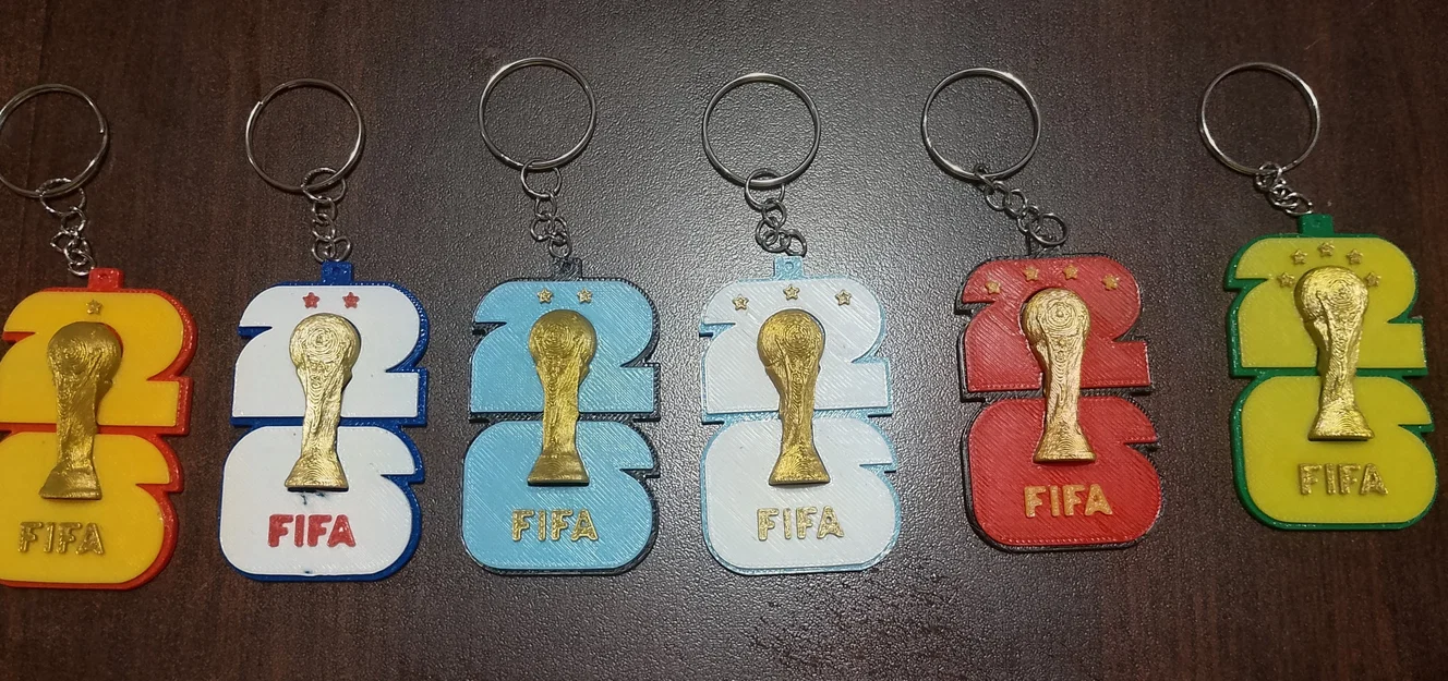 Móc khóa vô địch thế giới FIFA (llavero campeones del mundo) 3D - Image 1