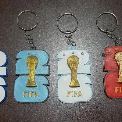 Móc khóa vô địch thế giới FIFA (llavero campeones del mundo) 3D