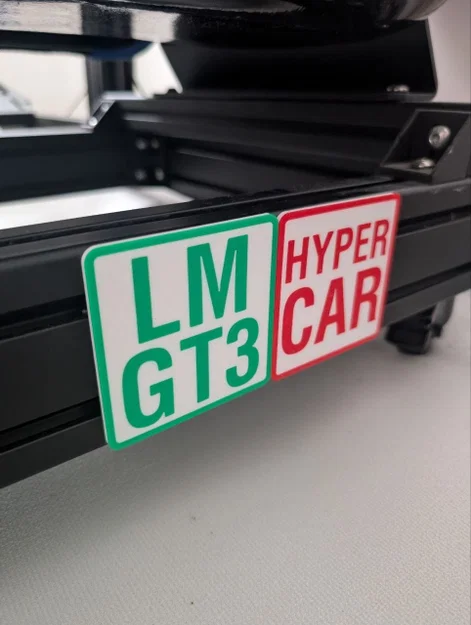 Tấm ốp trang trí WEC HyperCar cho Simrig - Image 4