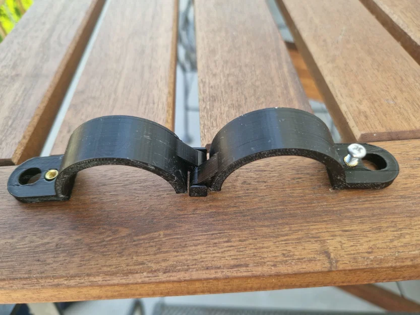 Kẹp ống (Tube clamp) - In nguyên khối kèm lỗ cố định - Image 1