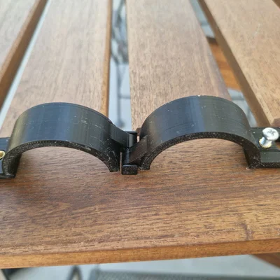 Kẹp ống (Tube clamp) - In nguyên khối kèm lỗ cố định