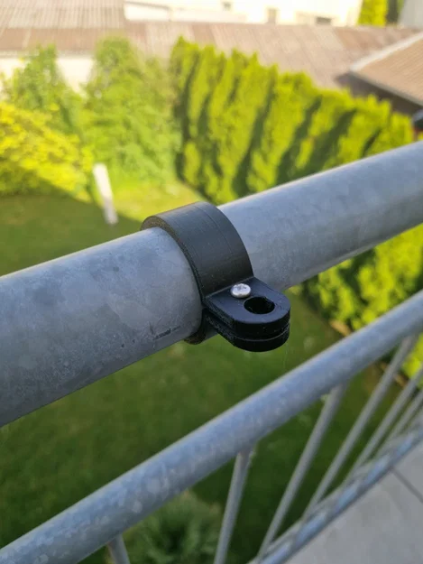 Kẹp ống (Tube clamp) - In nguyên khối kèm lỗ cố định - Image 2
