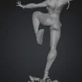 Mô hình 3D nhân vật Chun Li phong cách chiến đấu ấn tượng - Thumbnail 3