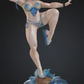 Mô hình 3D nhân vật Chun Li phong cách chiến đấu ấn tượng - Thumbnail 4