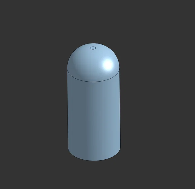 Mô hình đầu đạn 1 Inch cho pháo hơi (Potato Cannon) in 3D - Image 1