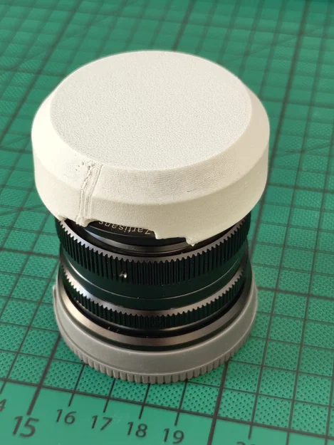 Nắp đậy tùy chỉnh bằng TPU cho ống kính 7Artisans 7.5mm f2.8 fisheye - Image 1