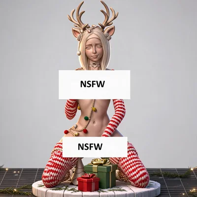 Mô hình cô nàng tuần lộc Giáng sinh (Christmas Reindeer Girl NSFW)