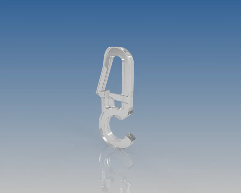 Móc treo rèm (Curtainhook) 9,7mm bền đẹp, in 3D dễ dàng - Image 1