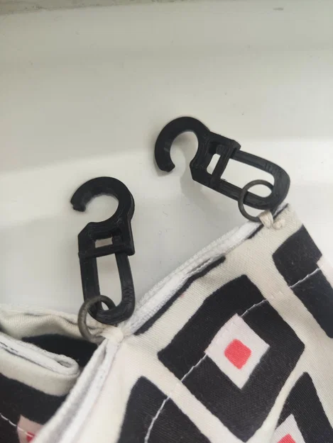 Móc treo rèm (Curtainhook) 9,7mm bền đẹp, in 3D dễ dàng - Image 3